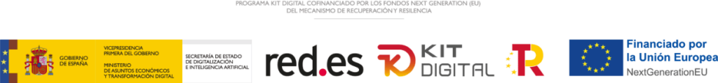Financiado por el Programa Kit Digital. Plan de Recuperación, Transformación y Resiliencia de España